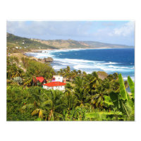 Barbados, Ozean, Strand, Berge, Surfen, tropisch
