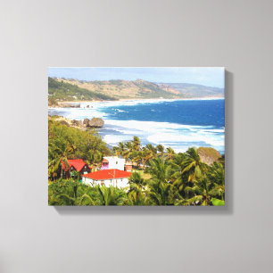 Barbados, Ozean, Strand, Tropen, Leinwand