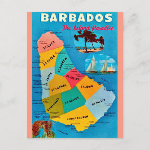Barbados - Paradies-Postkarte Postkarte