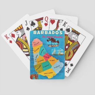 Barbados - Paradies-Postkarten-Spielkarten Spielkarten