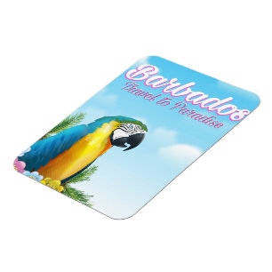 Barbados Parrot Reiseplakat Magnet