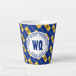 BARBADOS Patriotic Customizable Bajan Milchtasse