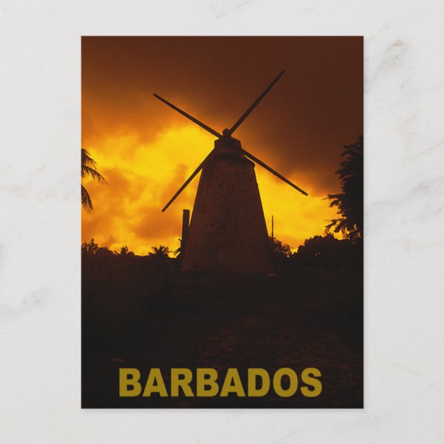 Barbados Postkarte (Vorderseite)