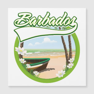 Barbados Reise Logo Magneteinladung