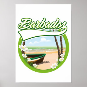 Barbados Reise Logo Poster