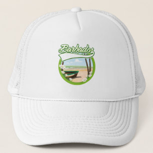 Barbados Reise Logo Truckerkappe