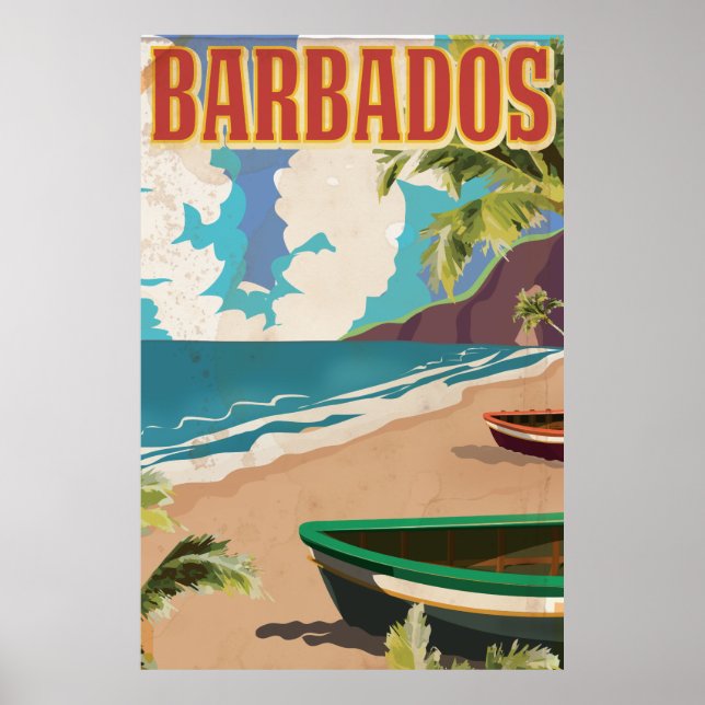 Barbados Reiseplakat Poster (Vorne)