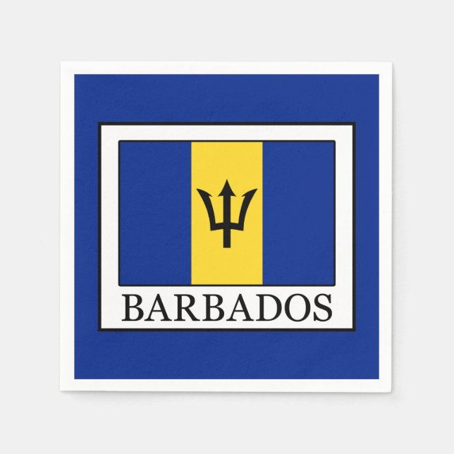 Barbados Serviette (Vorderseite)