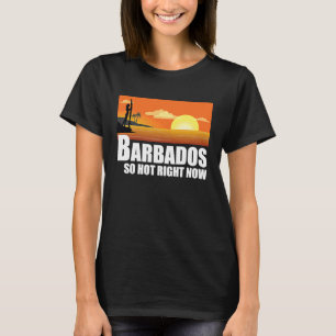 Barbados so heiß jetzt Retro Travel Beach Vacat T-Shirt