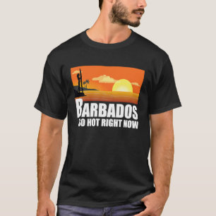 Barbados so heiß jetzt Retro Travel Beach Vacat T-Shirt