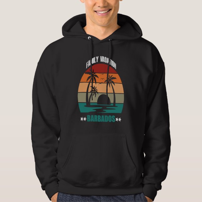Barbados Summer Family Couple Matching Holiday S Hoodie (Vorderseite)