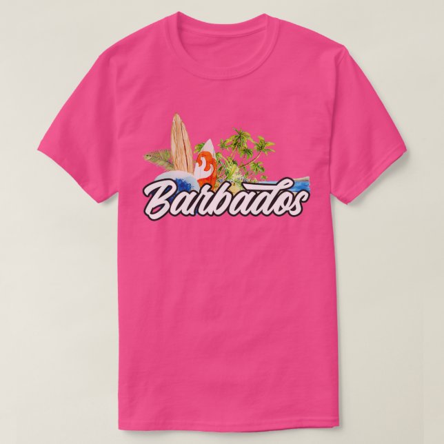 Barbados-Surf T-Shirt (Design vorne)