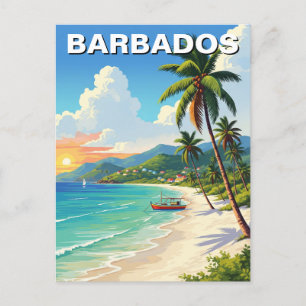 Barbados Travel Postkarte