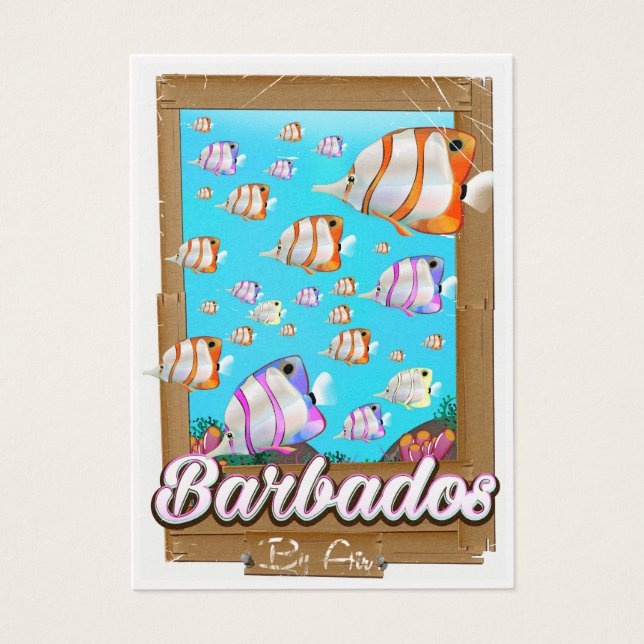 Barbados Tropical Fish Reiseplakat (Vorderseite)