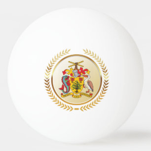 Barbados-Wappen Tischtennisball