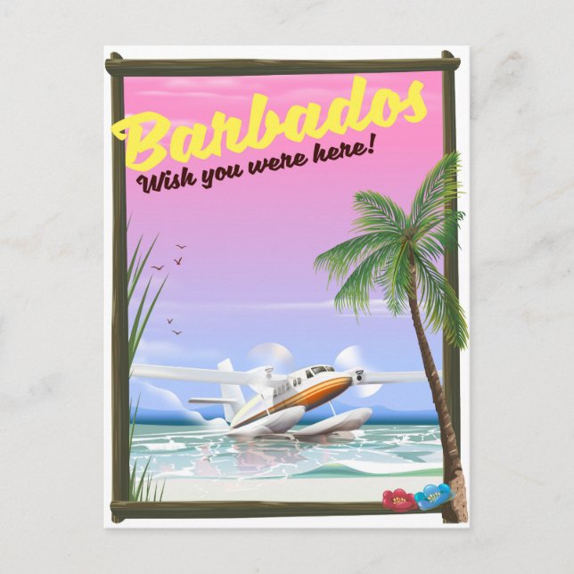 Barbados - wünscht, ihr wäret hier! postkarte (Vorderseite)