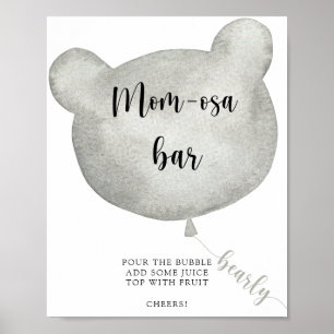 Bärballon Mom-osa-Bar-Poster Poster