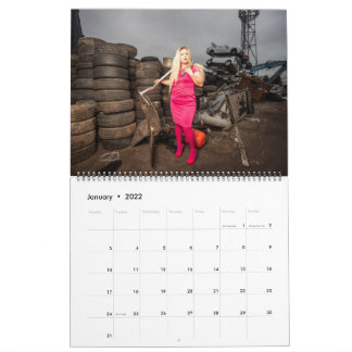Barbara 2022 Calendar Scrapyard von Evija Laivina Kalender