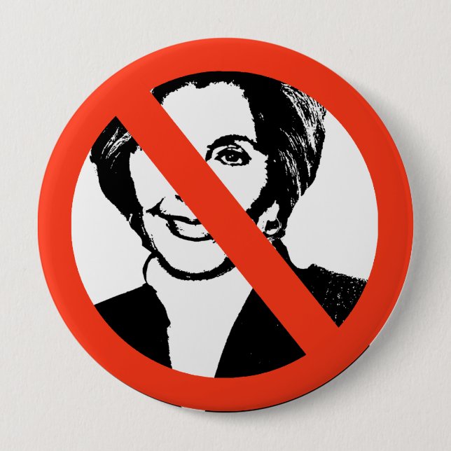 Barbara Boxer Button (Vorderseite)