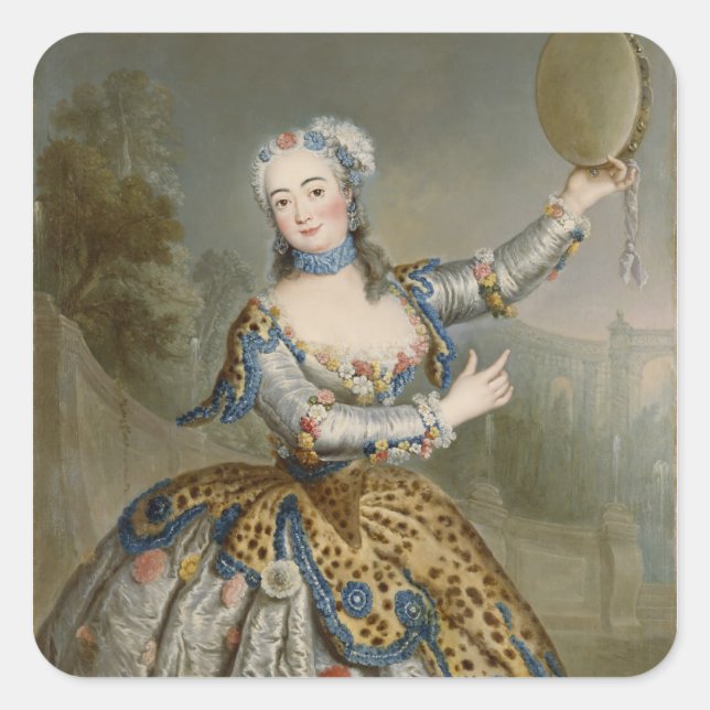 Barbara Campanini Quadratischer Aufkleber (Vorderseite)