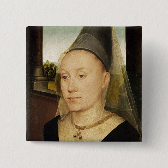 Barbara de Vlaenderberch, c.1472-75 Button (Vorderseite)