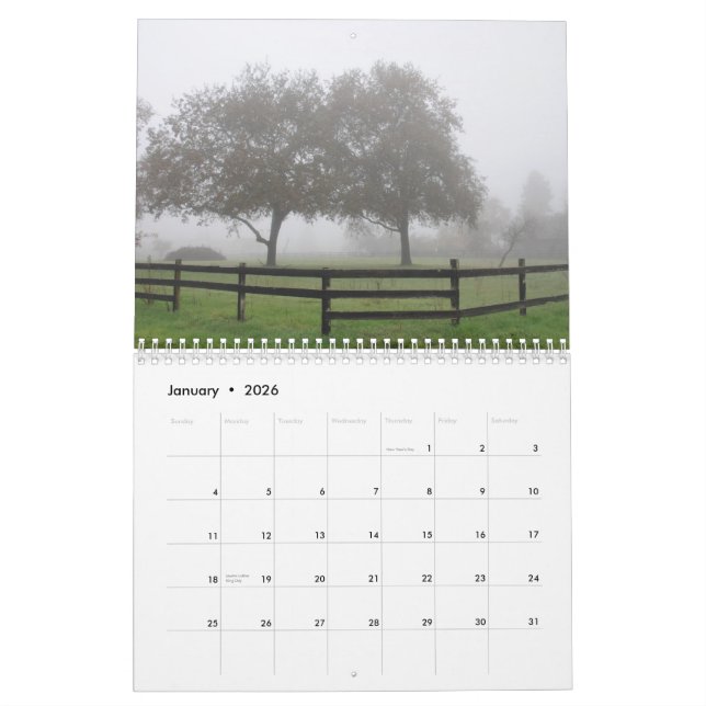 Barbara Hall - Reisen: Zuhause und im Ausland, Kalender (Jan 2026)