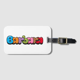 Barbara Luggage Tag Gepäckanhänger