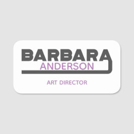 Barbara Name Tag Namensschild