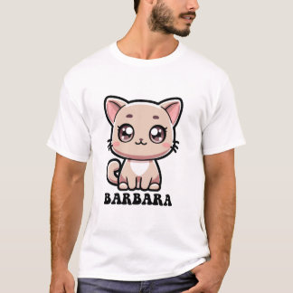 Barbara Süße Kitty Katze Design T-Shirt