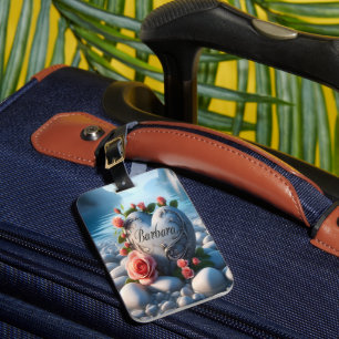 Barbaras Herz am See Gepäckanhänger