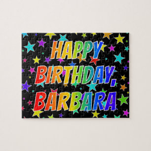"BARBARBARA" Vorname, Spaß "GLÜCKLICHER BIRTHTAG Puzzle