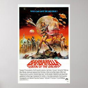 Barbarella Königin der Galaxie 1968, die Poster