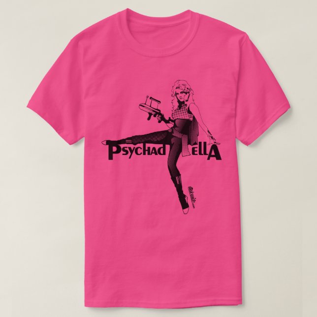 Barbarella Psychadella T-Shirt (Design vorne)