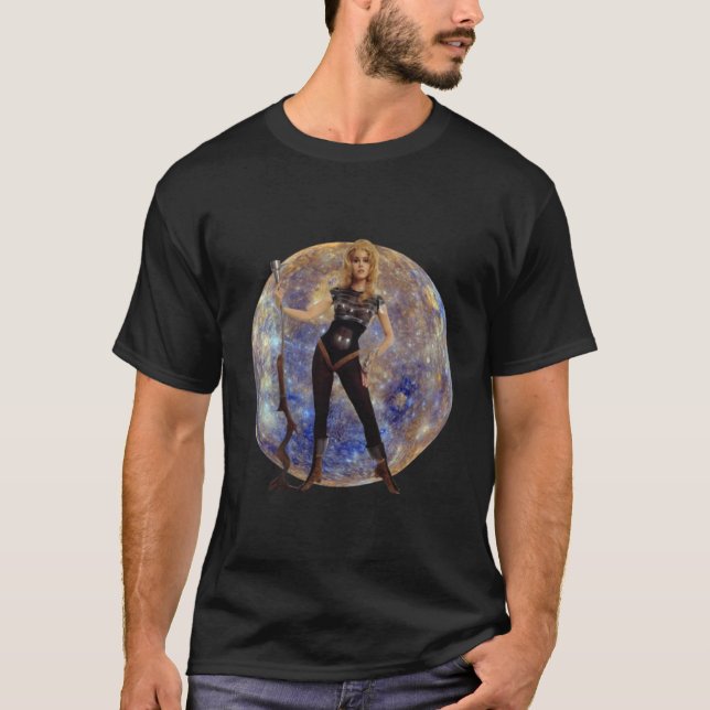 Barbarella rette Merkur  T-Shirt (Vorderseite)