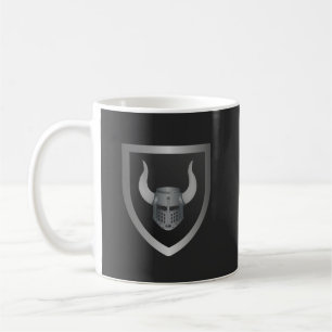 Barbaren-Schild-Logo – Wikinger-Krieger-Emblem Kaffeetasse