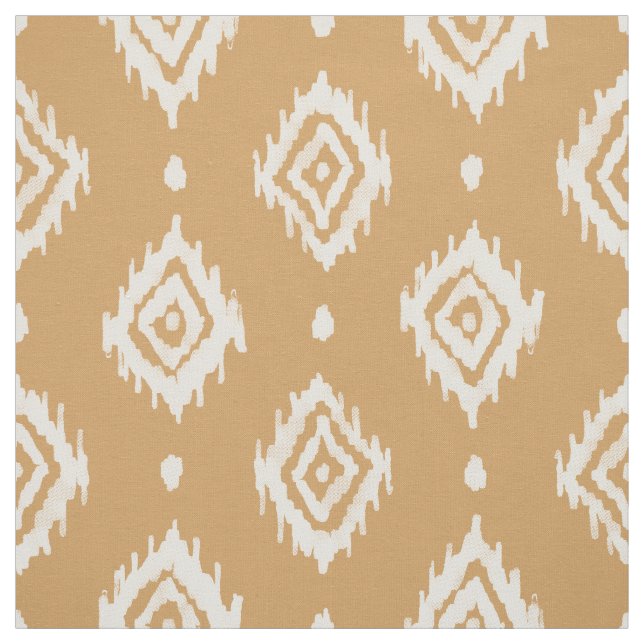 BarBARIAN Boho Ikat Diamant Gold Stoff (Muster)