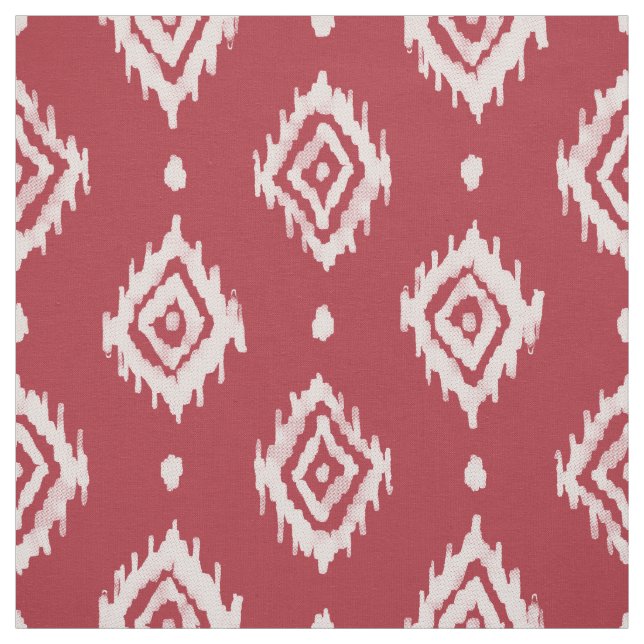 BarBARIAN Boho Ikat Diamant Red Stoff (Muster)