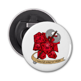 Barbarian Dice Design Flaschenöffner