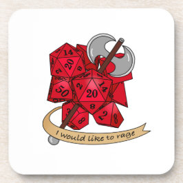 Barbarian Dice Design Getränkeuntersetzer