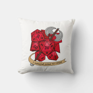 Barbarian Dice Design Kissen