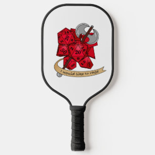 Barbarian Dice Design Pickleball Schläger