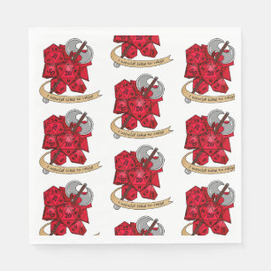 Barbarian Dice Design Serviette