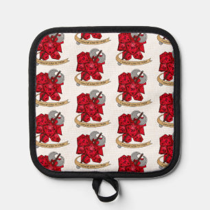 Barbarian Dice Design Topflappen