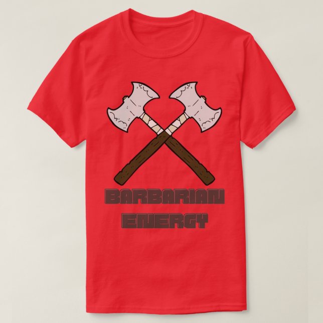 Barbarian Energy T-Shirt (Design vorne)