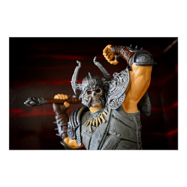 Barbarian Toy Fotografy Wall Art Poster (Vorderseite)