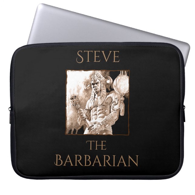 Barbarian Warrior Personalisiert Laptopschutzhülle (Vorderseite)