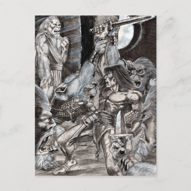 Barbarische Apokalypse Art. 002 Postkarte (Vorderseite)