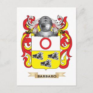 Barbaro-Wappen (Familienwappen) Postkarte
