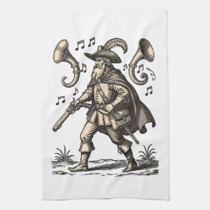 Barbatos Echos der Jagd Geschirrtuch
