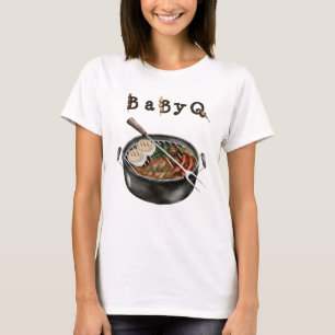 Barbecue Backyard Party Babydusche GRILLEN Mutter T-Shirt